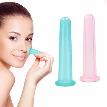 

1pcs Mini Face Facial Vacuum Cupping Anti Age Facial Lifting Silicone Massage Cup Cans Skin Rejuvenating Anti Cellulite Massager