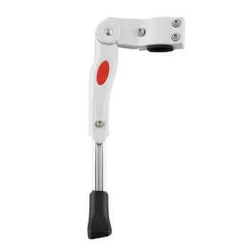 

Adjustable Aluminum Alloy White Kick Stand For Bicycle Bike MTB Road New