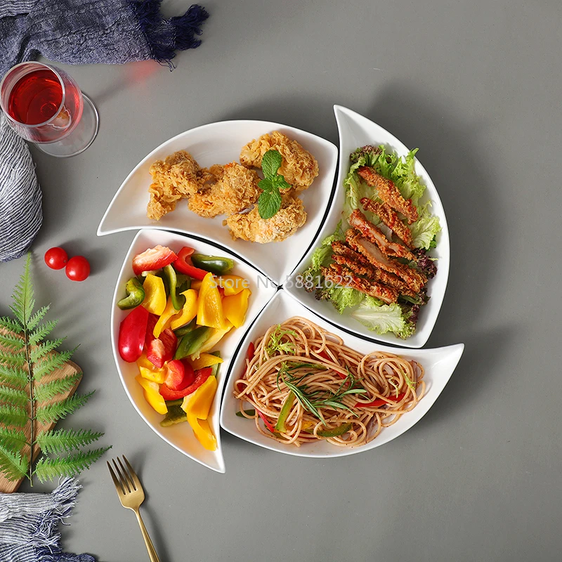 أطباق السيراميك المنزلية الإبداعية