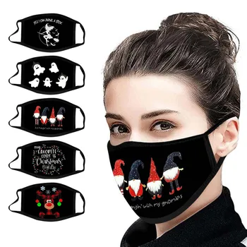 

Santa Elk Mask Mascarilla Mascarar Mascarillas Mouth Cover For Protection Face Shields Washable Earloop Mask Masque Mondkapjes