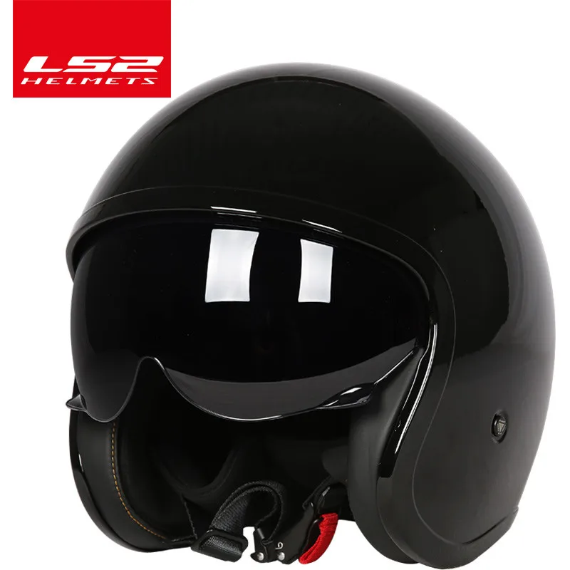 ls2 OF599 helmets Spitfire Motorcycle helmet jet Vintage helmet Open face retro 3/4 half helmet casco moto capacete motociclismo