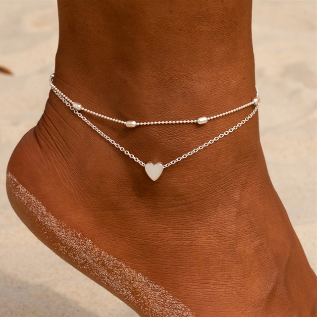 Natural Shell Conch Rope Anklets For Women Foot Jewelry Summer Beach Barefoot Bracelet Ankle on Leg For Women 2019