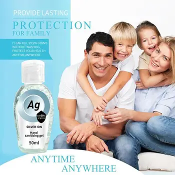 

30/50/60Ml Disposable Hand Sanitizer Silver Ion Sterilizing Disinfectant Portable Gel Antibacterial Non-Alcoholic Hand Sanitizer