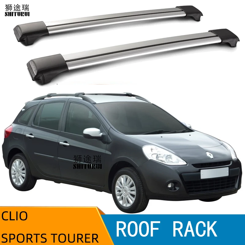 Barras de techo de aleación de aluminio para coche, para RENAULT CLIO SPORTS TOURER WAGON 2020 (rieles), barras laterales, portaequipajes, 2 unidades|Cajas y cestas de techo| AliExpress