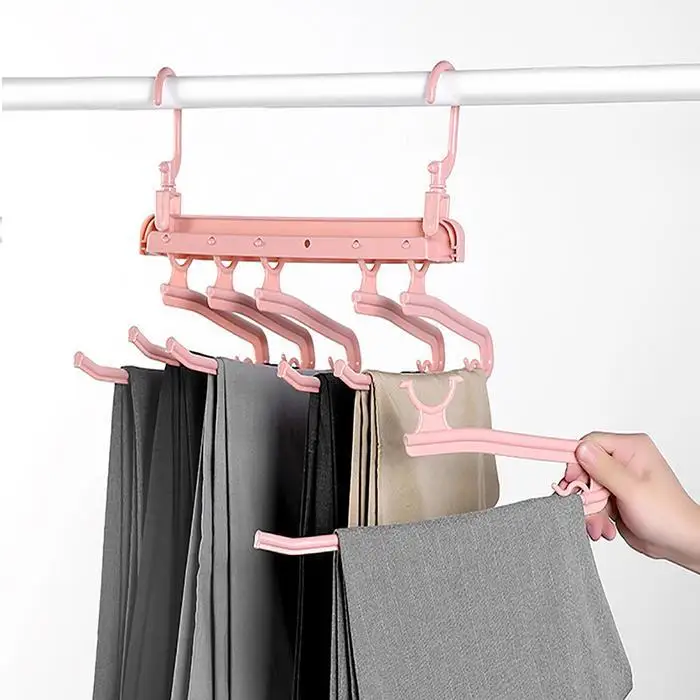 Durable Multi-layer Home 360 Degrees Rotate Pants Rack Storage Green/Orange/Gray Multi-layer, Rack