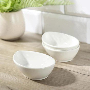 

Set of salad bowls "Drop", 3 pieces, 13 × 8.5 cm, white