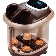 Пузырчатая бочка для ног, автоматическая Массажная нагревательная ванна для ног, домашняя электрическая ванна для ног, глубокая Wu Hao с тем же артефактом для ног