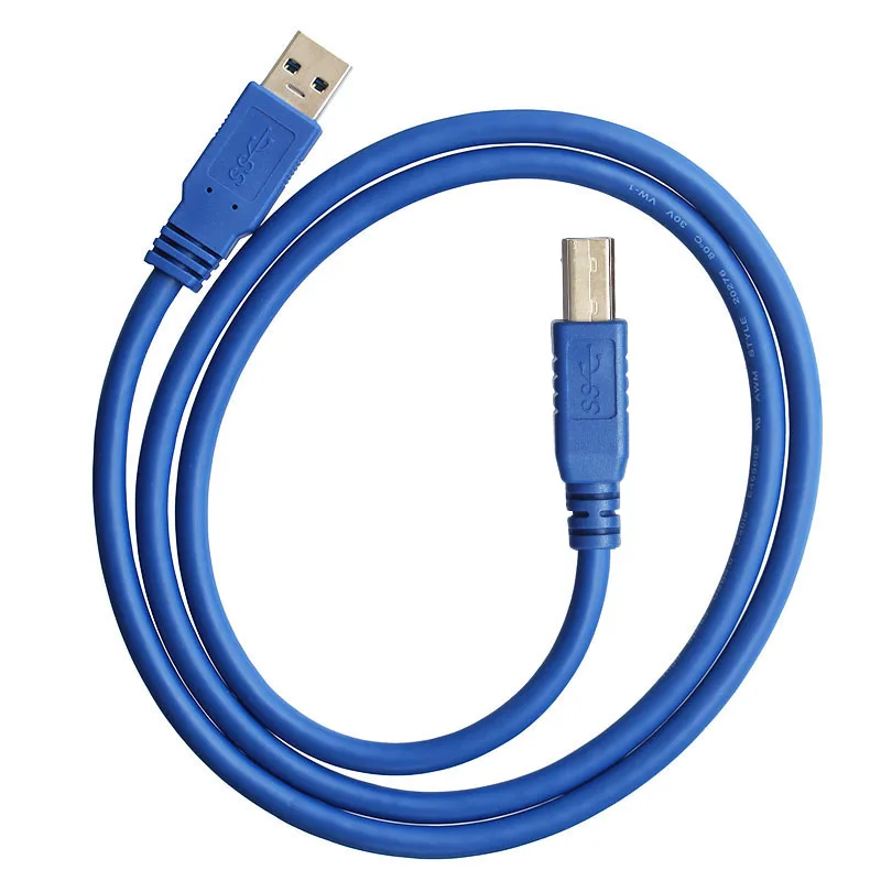 USB 3 0 кабель для принтера A Male to B Быстрый Кабель Canon Epson HP 1 5 m 8 | Электроника