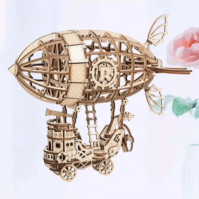 1 набор моделей летательных аппаратов деликатный 3D DIY ручной работы деревянный