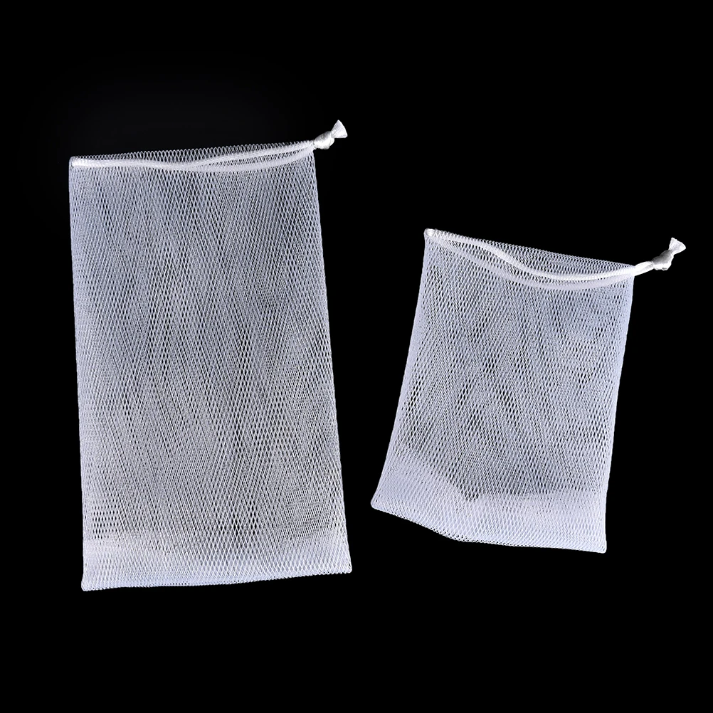 5pcs/lot Soap Bag Foam Mesh Soaped Glove Bathroom Cleaning Gloves Mesh For Foaming Cleaning Bath Soap Net Bath Sponges