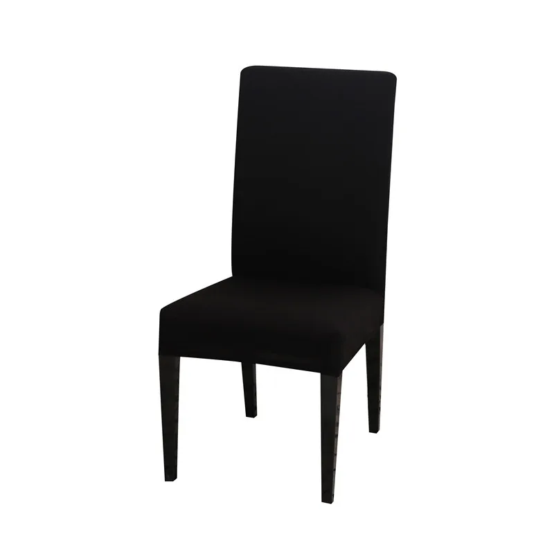 Elegant Velvet Chair Covers - Solid Color Seat Slipcovers