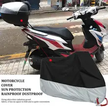 Защитный чехол для мотоцикла на открытом воздухе 190T Защита от солнца непромокаемый пылезащитный чехол для мотоцикла