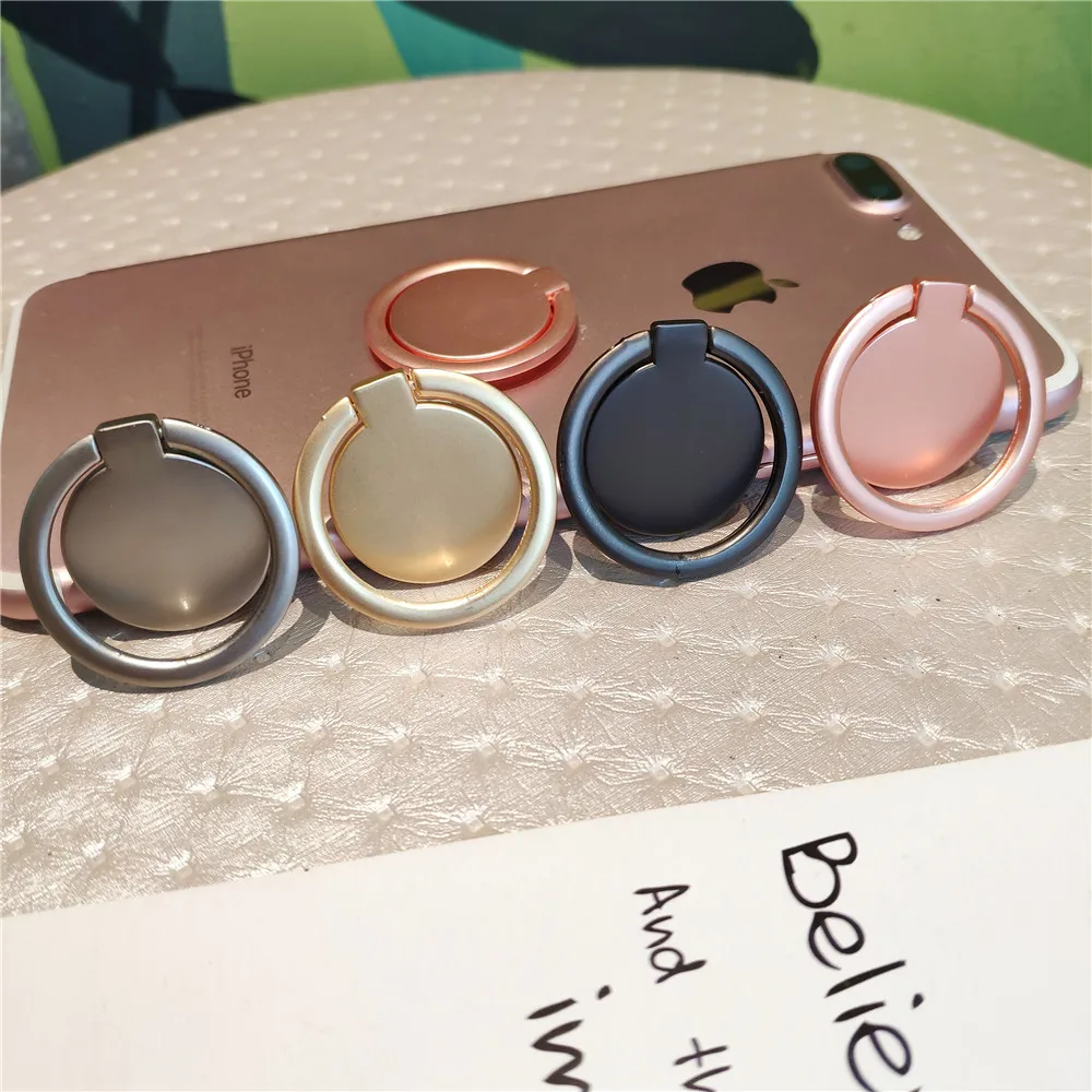 Круглый держатель телефона с кольцом на палец подставка для iPhone samsung поддержка