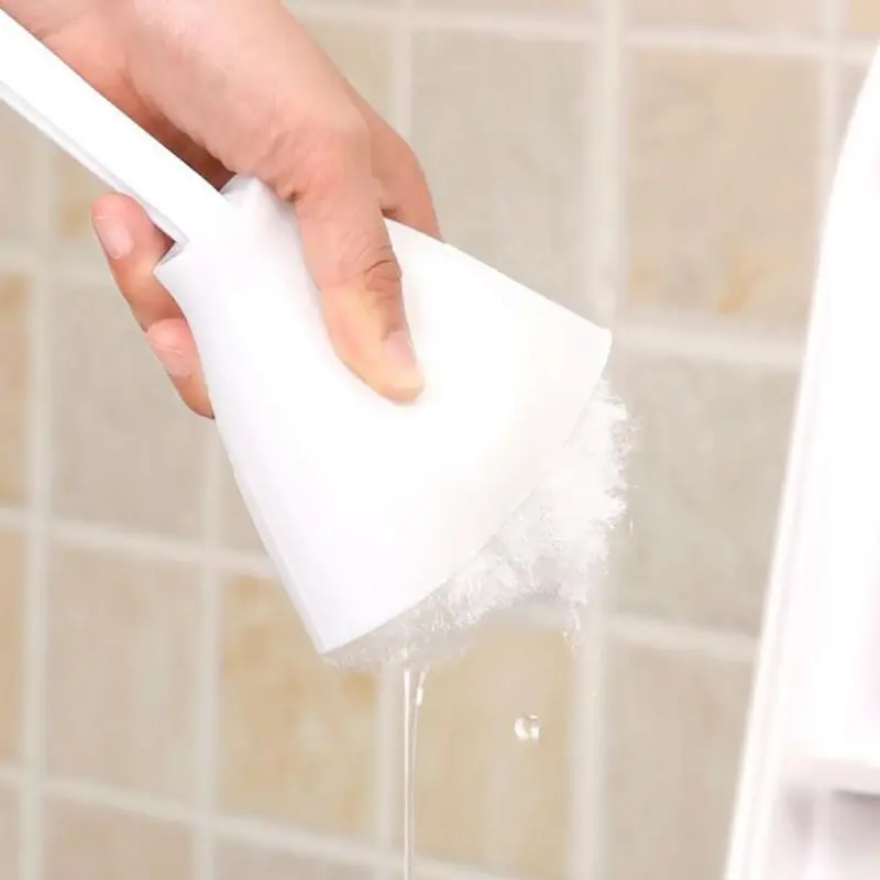 Household Multi functional Soft Cotton Cleaning Brush Toilet Brush with