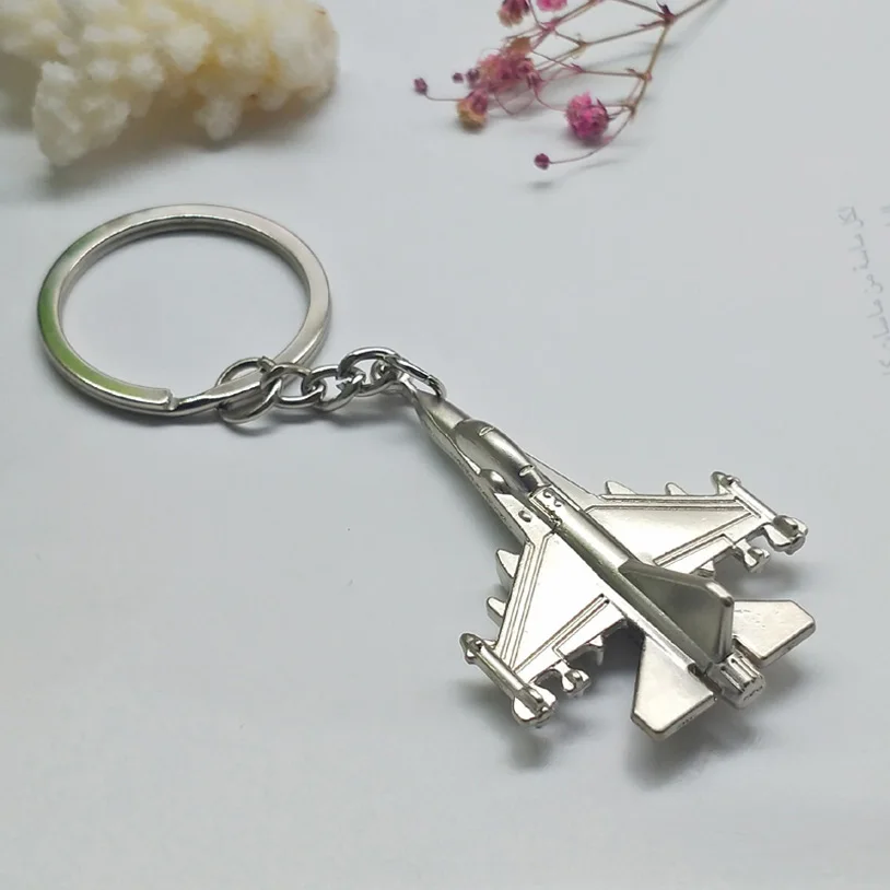 New fighter KeyChain Fashion Metal Aircraft key Chain Charm Party Gift