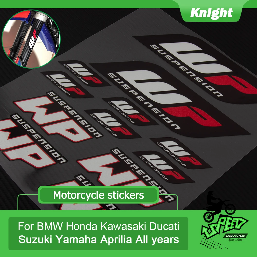 

A set Reflective Emblem Sticker Decal Motorcycle For WP suspension