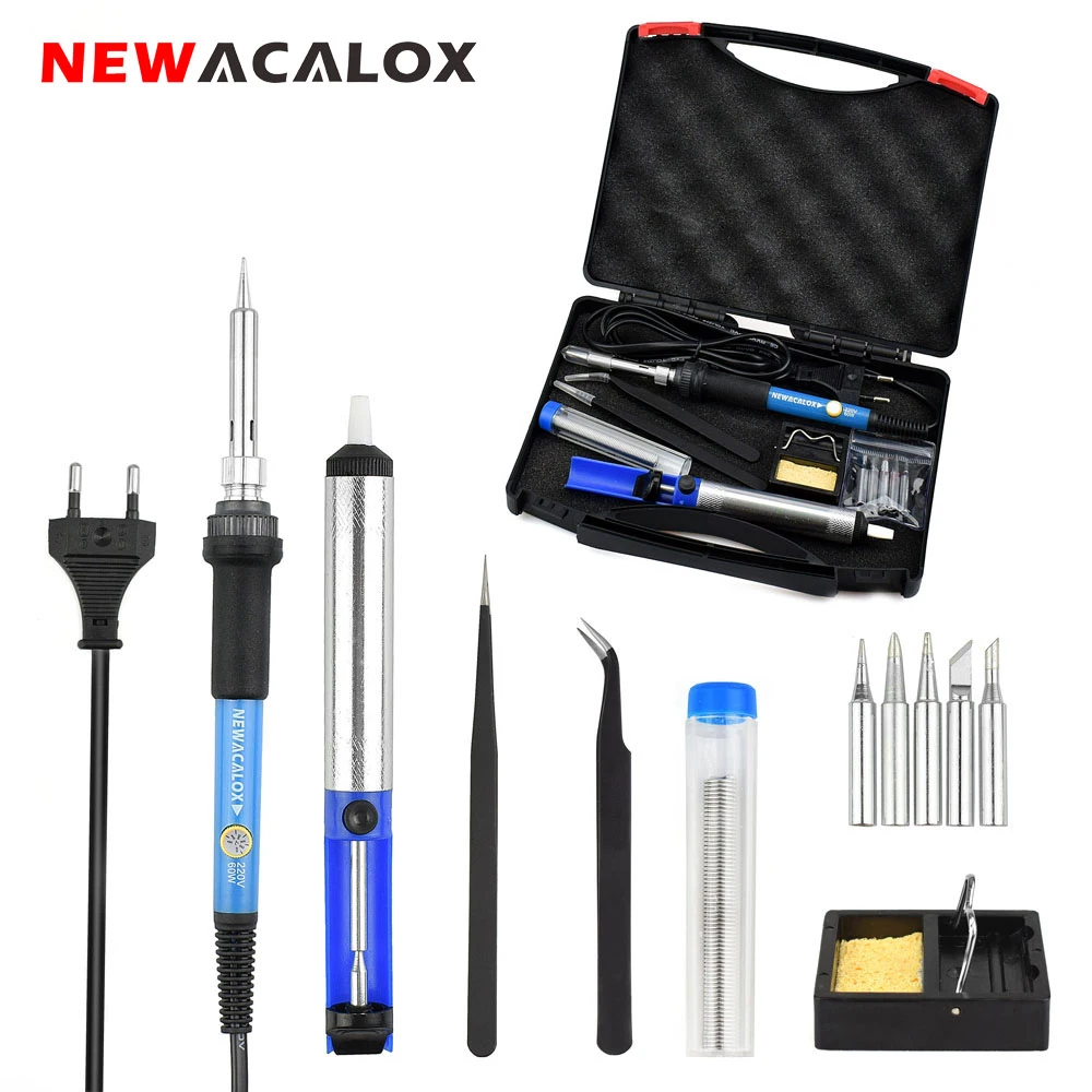 Терморегулятор NEWACALOX 60 Вт EU 220 В паяльник паяльная станция сварочный отсос