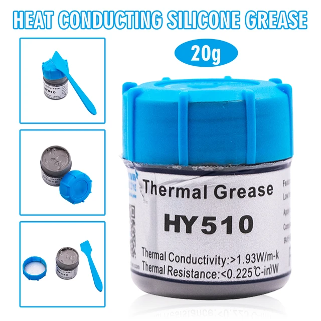 New Arrival 20g Hy-510 Computer CPU Heat Sink Thermal Grease Conductive Silicone  Paste Heat Conducting Silicone Greases - AliExpress