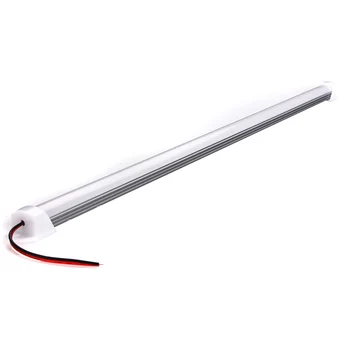 

Jiguoor 11W 50cm 36 LED 5630 SMD Waterproof Hard Rigid Strip Cabinet LED Bar Light White Warm White With Cover DC12V