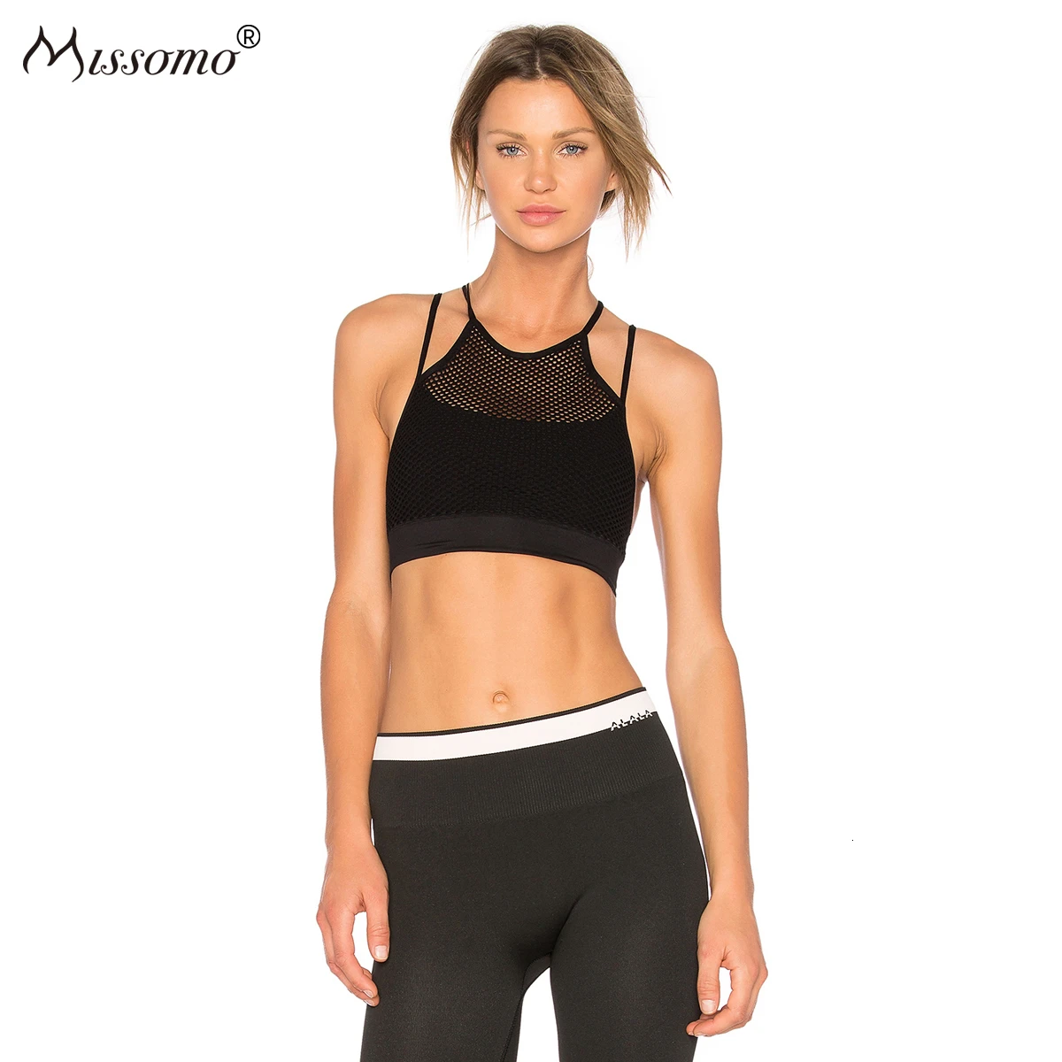 

Missomo Sexy Mesh Stitching Solid Color Underwear
