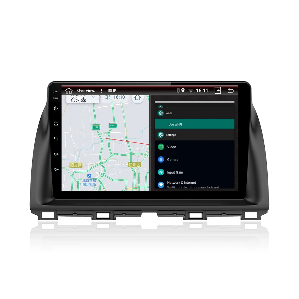 Flash Deal 10.1Inch Octa Core Android 8.1 Car GPS Navigation For Mazda CX-5 2014-2015 WIFI Bluetooth Mirror Link with Split Screen 6