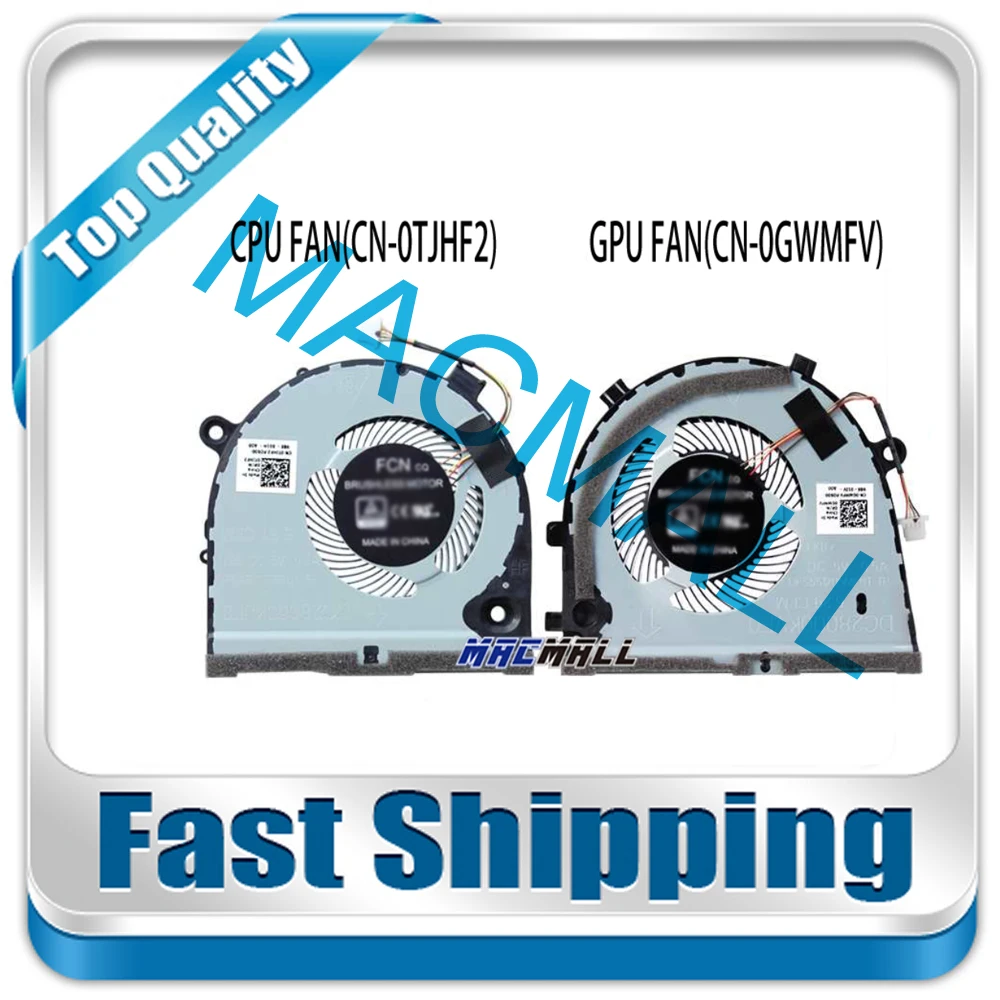 Nuovo Per Dell G3 G3-3579 3779 G5 5587 15 5587 Serie Cn-0Tjhf2 Cn-0Gwmfv Ventola Di Raffreddamento Gpu Cpu Sostitutiva Per Laptop