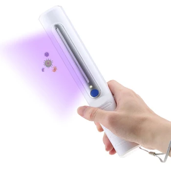 

Portable UV- Light Travel Ultraviolet Sanitizer Wand UV Light For Home Hotel Office Disinfection Stick Mobile Sterilization Lamp