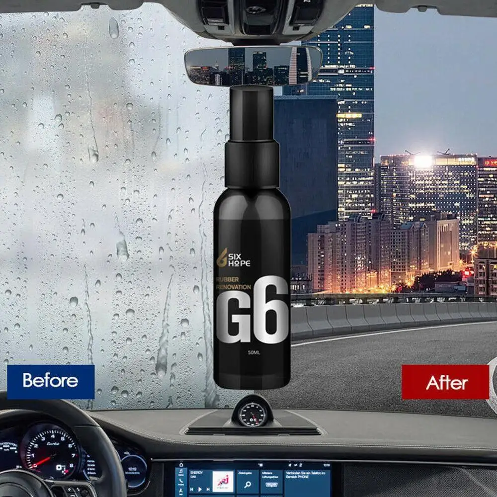 

Car Care & Cleaning 1PC 50ml Six Hope Car Refurbished Agent Interior Leather Plastic Care Maintenance with Towels G6 Black m17