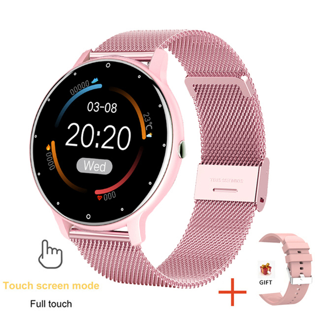 Smart Watch Men Women Full Touch Screen Sport Fitness Watch IP67 Waterproof Bluetooth For Android IOS Smartwatch Men+box