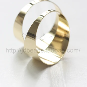 

Solid Brass Earring Component - Round - 30x14mm (1848C)