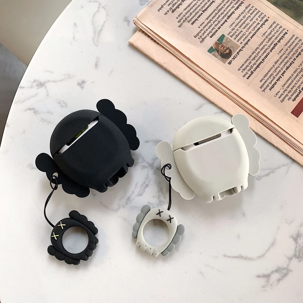 Мультфильм Kaw Trends наушники противоударный защитный чехол кожа для Apple AirPods 1 2