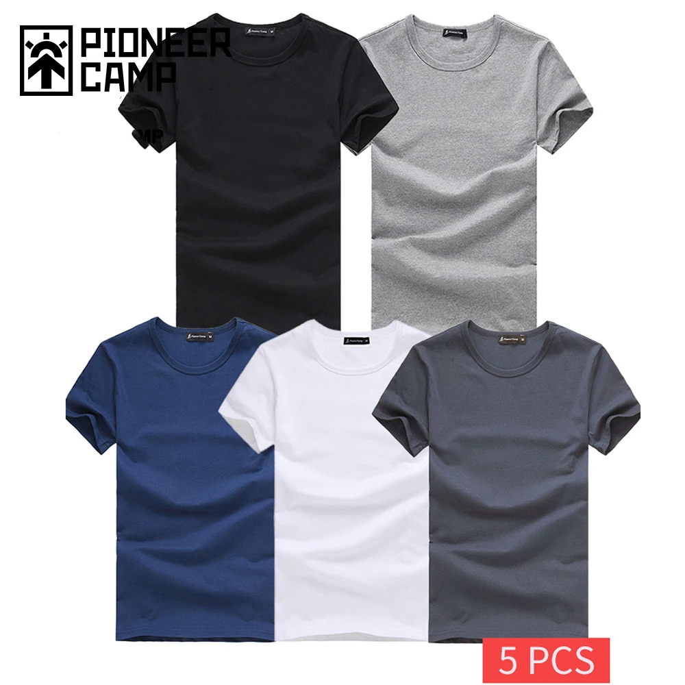 Cotton Causal Mens Black Plain T-Shirt