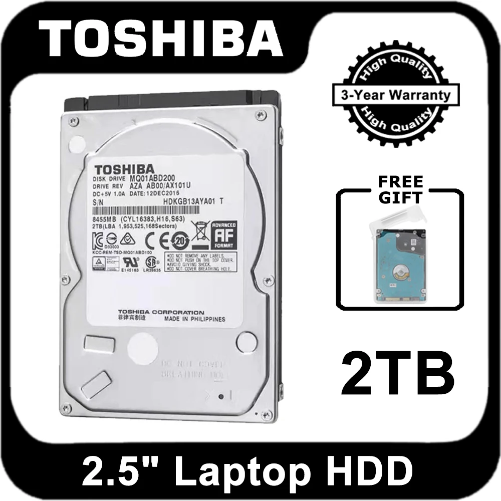 Trastornado Método Íntimo Toshiba-disco duro de 2TB para ordenador portátil, almacenamiento interno  HDD HD, SATA III, 5400-7200 RPM, 2,5 pulgadas, para PS4 Nas _ - AliExpress  Mobile