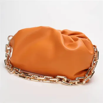 

Fashion High-end Chain Cloud Bag Leather 2020 New Handbag Female Temperament Goddess High Sense Small Bag Handbag