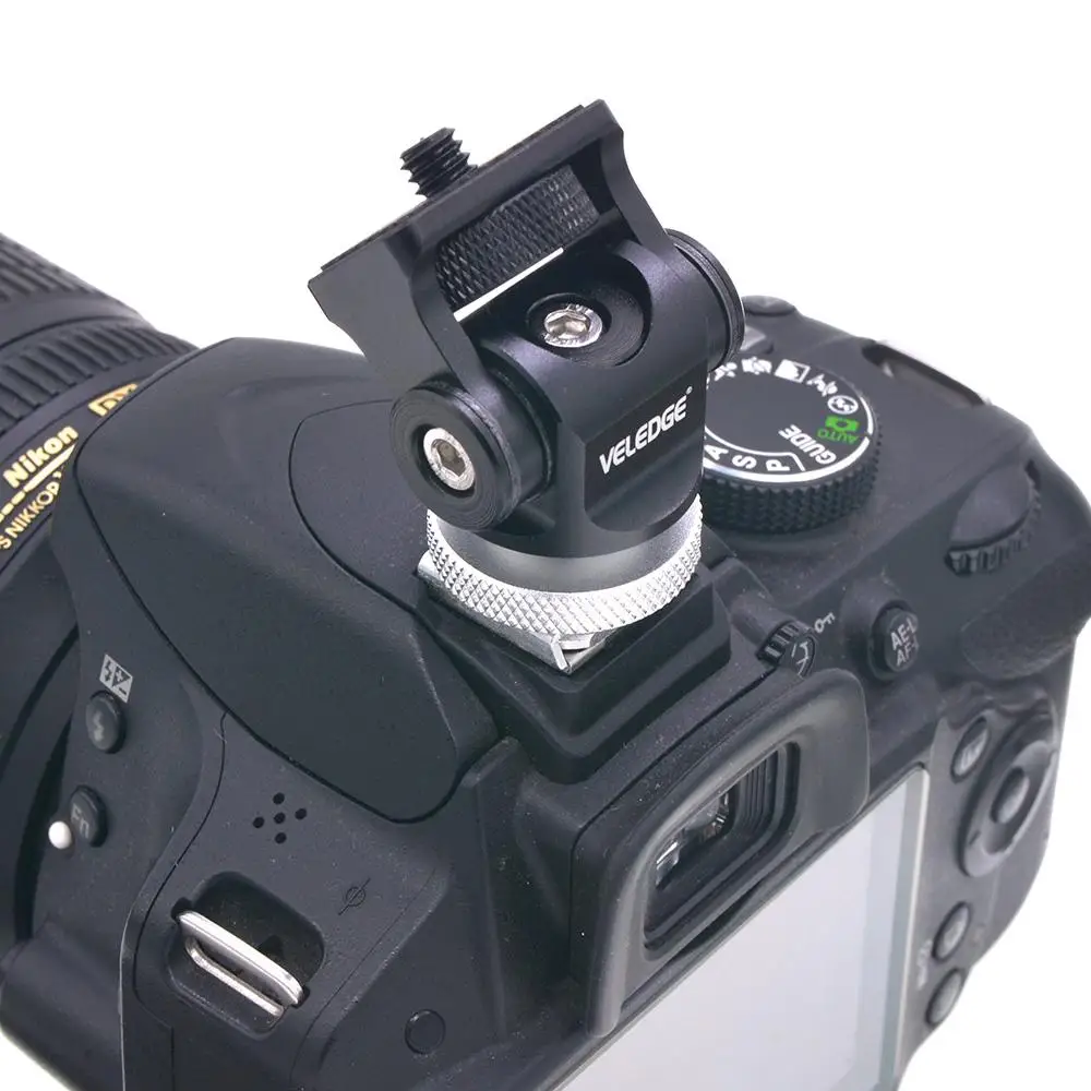 

GloryStar Portable Rig Camera Video Monitor Magic Grip Head with Hot Shoe Mount for CANON NIKON LED DSLR Light/Microphone