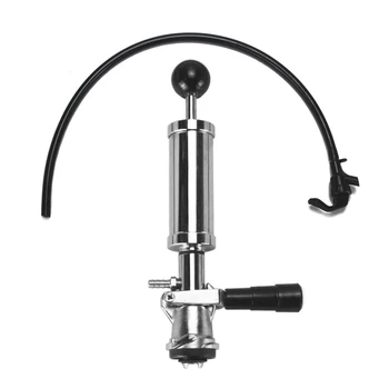 

Beer Keg Party Pumps-System 8 Inch Heavy Duty Keg Tap Draft Beer Picnic Tap with Black Beer Faucet & Beer Hose (4 Inch)
