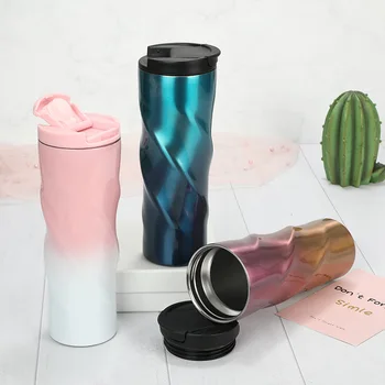 

500ml Stainless Steel Tumbler Wine Thermos Coffee Thermos Thermal Bottle Insulated Cup Flask Mugs Double Wall