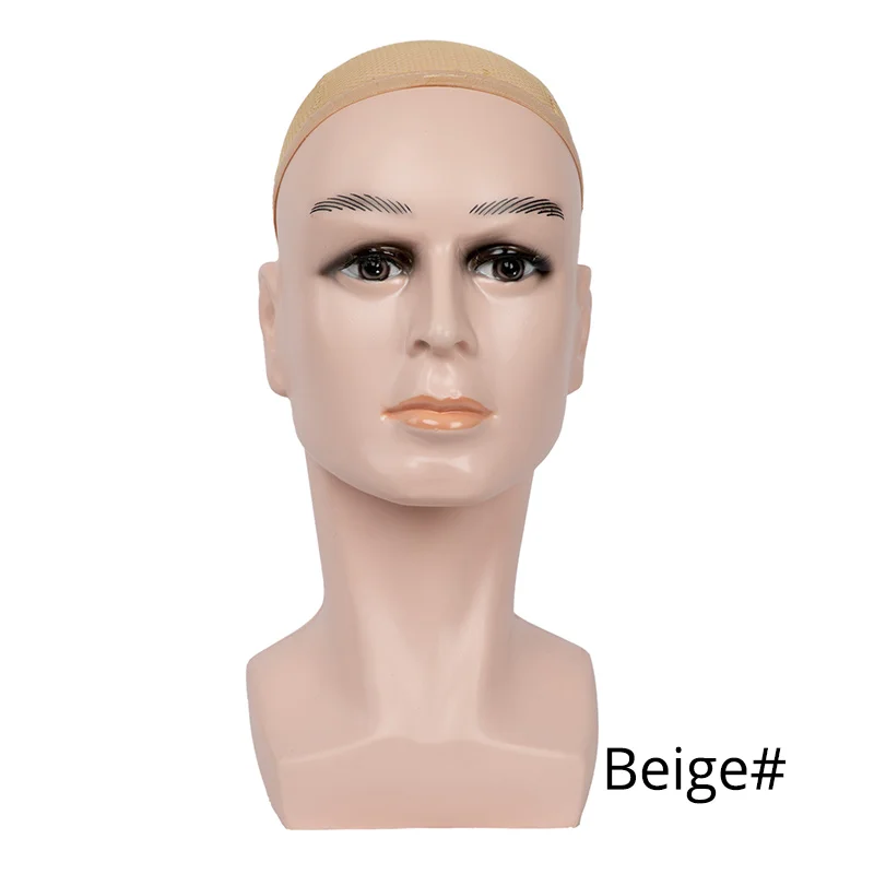 Julia Bald Female Shoulder Display Mannequin Head w/ Eyelashes