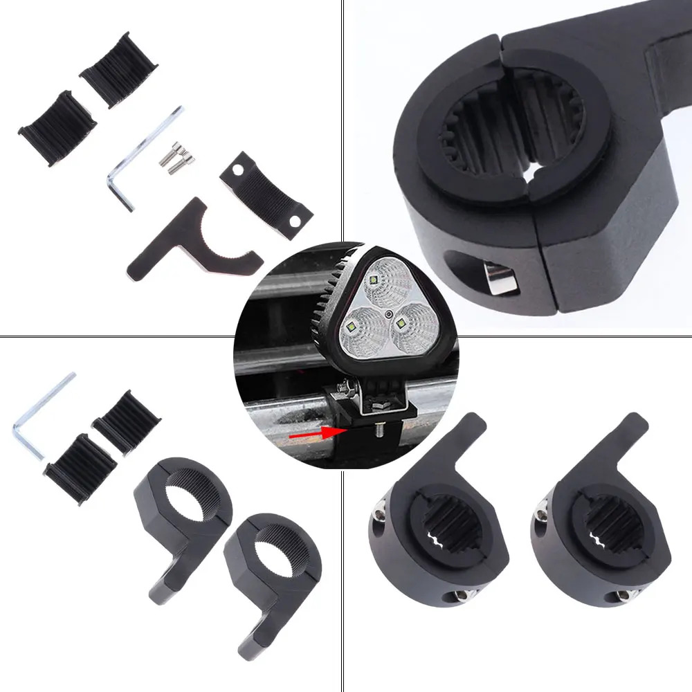 Fog Light Clamp Holder Modified 30mm Clamp for Motorcycle Crash Bar Guard