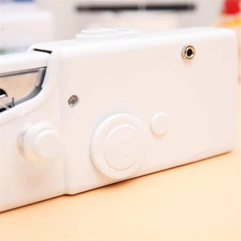 Portable Mini Handheld Sewing Machine Household Quick Stitch Sew Needlework Cordless Clothes Fabrics Electronic Sewing Machine