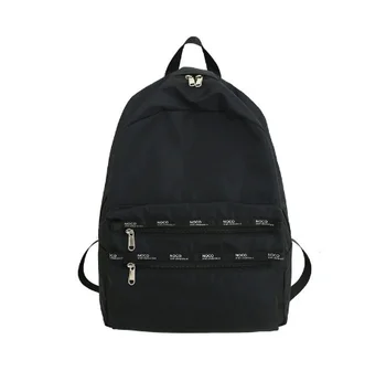 

Tide Cool Waterproof Backpack Simple Large Capacity Student Schoolbag Fashion Lightweight Wild Couple Backpack Outdoor Backpack