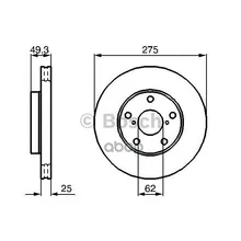 Диск Тормозной Toyota: Rav 4 Ii 00-06 Bosch арт. 0986479111