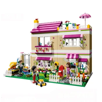 

Olivia's House Building Blocks Model Educational Toys For Children 10164 Compatible Lepining 3315 Friends Bricks Figure
