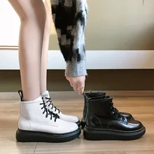 Г. Зимние ботинки на толстой подошве спереди, женские спортивные ботинки-трубы на плоской подошве, прогулочная обувь ZQ-70