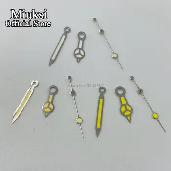 

Miuksi silver hands green luminous fit Miyota 8215 8205 821A Mingzhu DG 2813 3804 movement