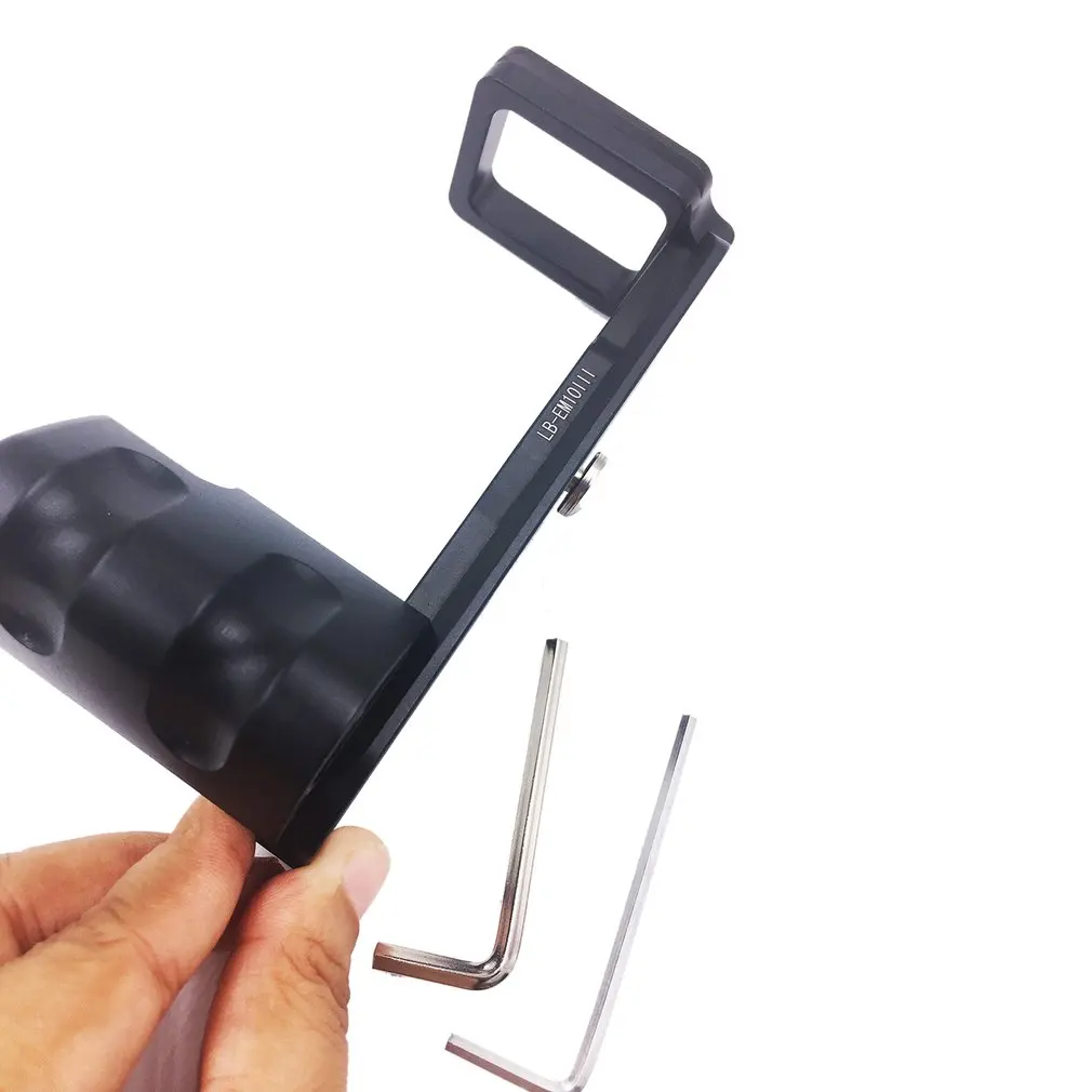 Алюминиевый сплав прочный быстрый выпуск QR l-образный кронштейн камеры вертикальный захват для камеры Olympus EM10 III s