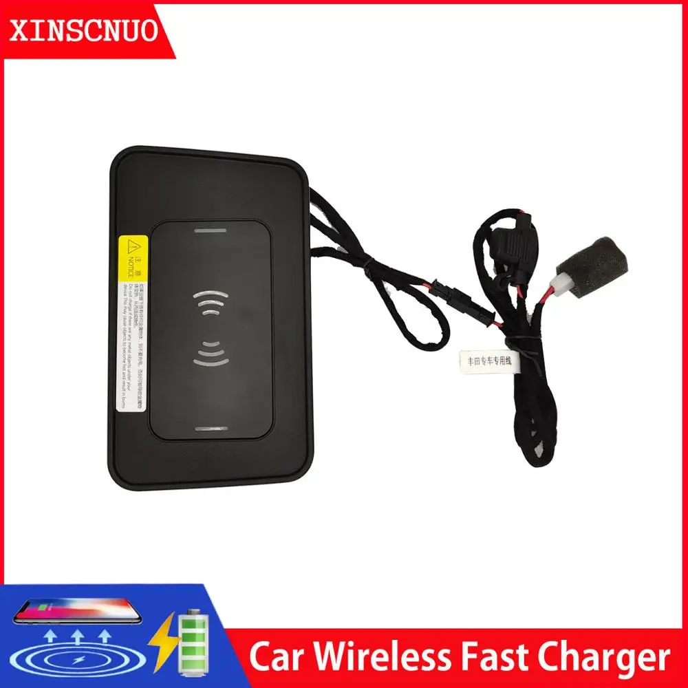 

Car Accessories wireless charger for car For Toyota RAV4 2019-2020 Fast Charger Module Wireless Onboard Car Charging Pad