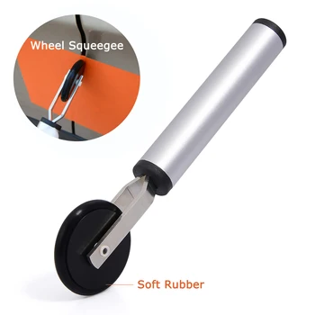 

AEHDIS 8 Inch Tinting Film Rubber Squeegee Vinyl Wrapping Roller Tool Car Protection Paint Window Glass Cleaning Scroll Scraper