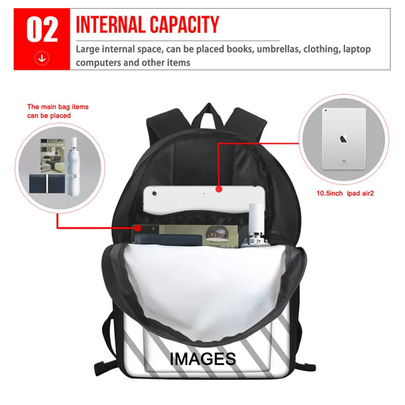 para adolescente crianças bookbag dos desenhos animados