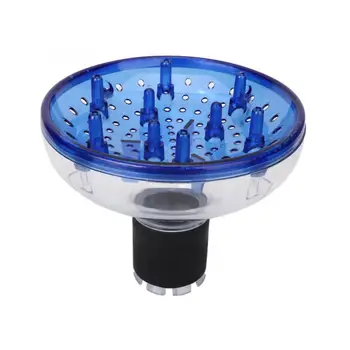 

Professional Blower Diffuser Wind Cover Hair Diffuser Hairdressing Tool (Transparent Blue) Blow Barber Diffuser Cover Styling